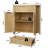 Modern Sideboard Cabinet With Large Drawer,Storage Buffet With Adjustable Shelf ,Entryway Cabinet With Water Ripple Design, Perfect Storage For Dining Room, Kitchen, And Entryway-1223322276