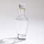 Hammered Decanter-Clear W/Gold Rim