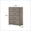Commode de rangement contemporaine à 4 tiroirs 1Pc-1677486034
