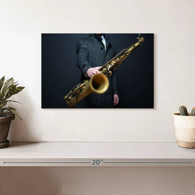 Abarca Your Turn Saxophone, 8" H x 12" W