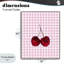 Estampe numérique cerise scintillante sur fond vichy rose, design par Lish Creative-130746887-130746884
