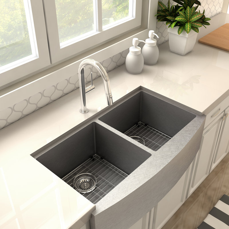 Voltaire Pull Down Single Handle Kitchen Faucet with Side Spray and Accessories, Chrome