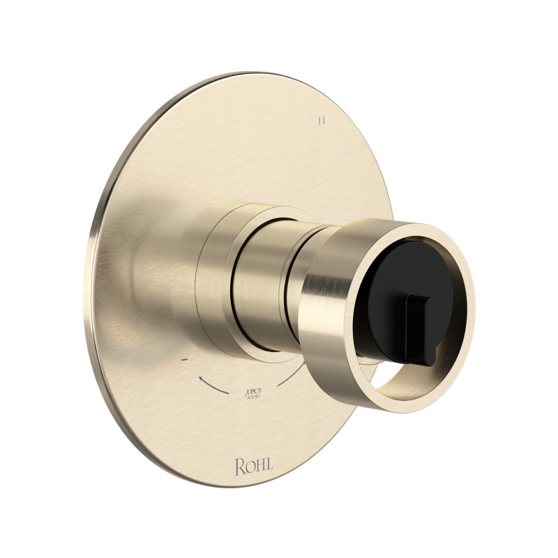 Eclissi Faucet Trim, Satin Nickel/Matte Black