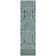 Machine Washable Indoor/Outdoor Xhevrie Teal Rug