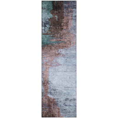 Premium Machine Washable Mayfield AMF2041 Abstract Rug