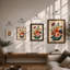 Bouquet Study Botanical - Framed Print-270238974-270238960