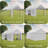 12x20 FT Portable Carport Canopy with 4 Roll-Up Doors and Windows – All-Season Storage Shelter with Reinforced Steel Frame, Waterproof UV-Resistant Cover, and Removable Sidewalls