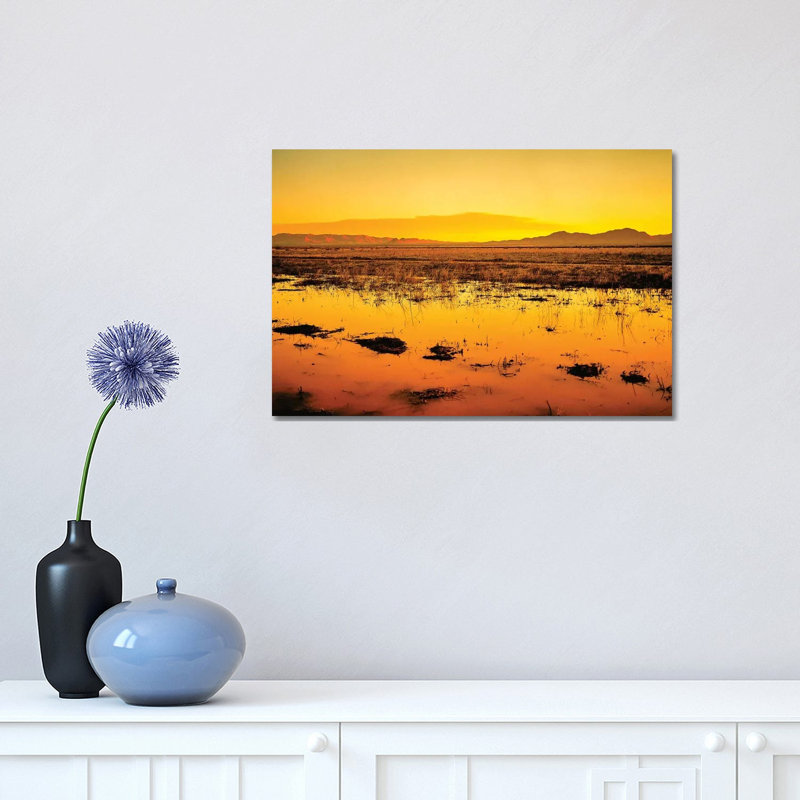 Western Sunset by Mark Paulda - Print on Canvas, Wrapped Canvas, 30.48cm H x 45.72cm W x 1.91cm D