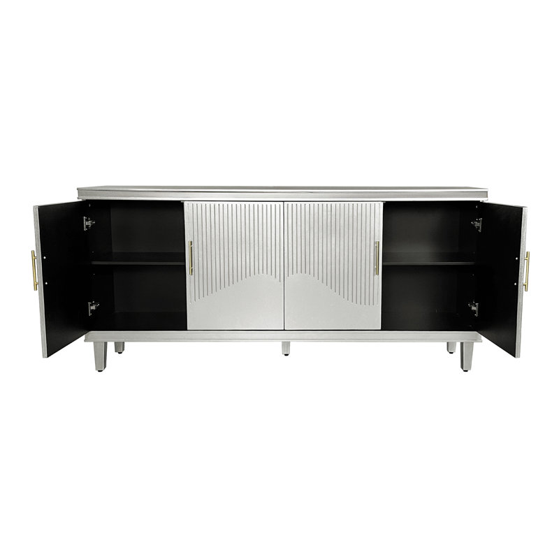 Armoire 70,07 po à 4 portes de grande taille, identique au salon, à la cuisine, à la chambre à coucher et au couloir