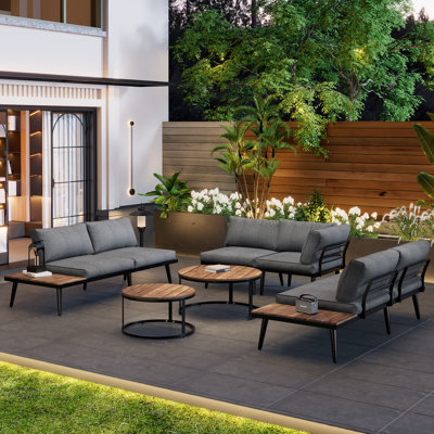 Meda 6 - Person Seating Group with Cushions