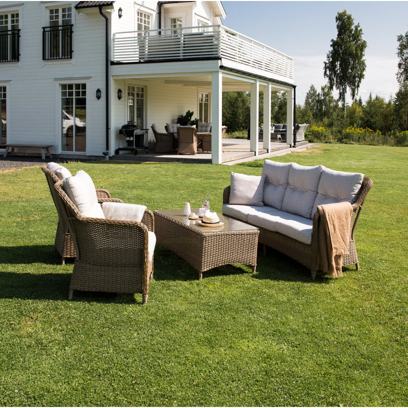 Adhelin 5 Seater Rattan Sofa Set