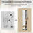 360° rotating design Full-length mirror with hanger-554823538