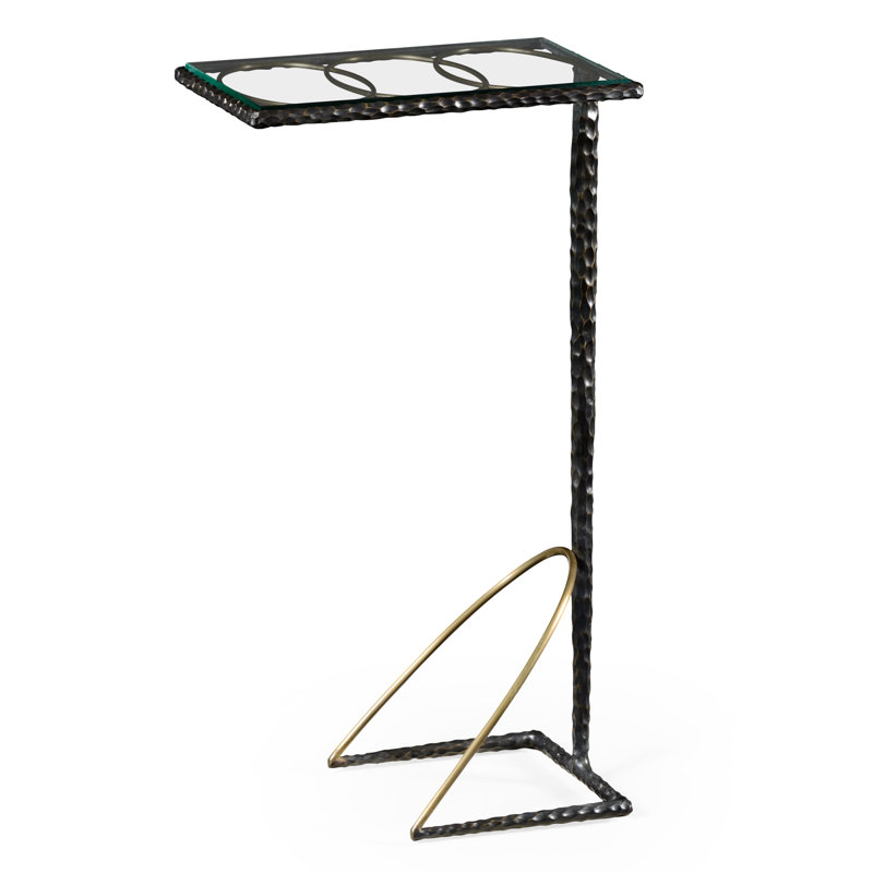 Table de bout Stiletto, Noir antique avec reflet