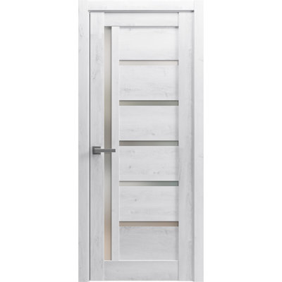 Quadro Solid + Manufactured Wood Paneled without Installation Hardware Kit Slab Door