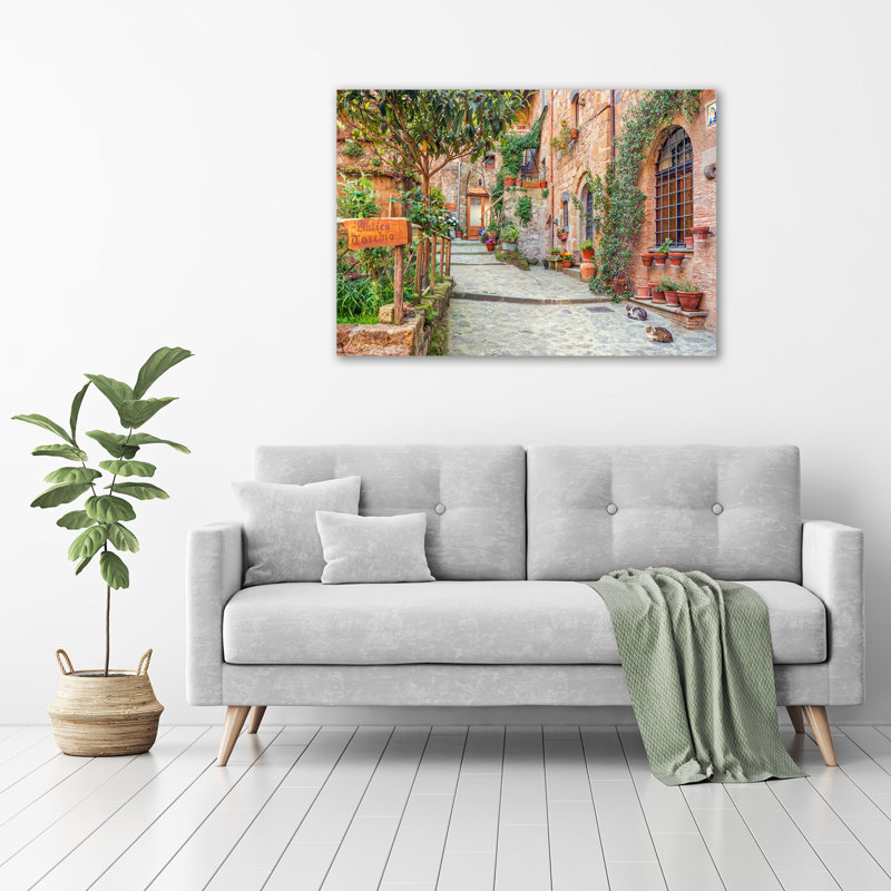Italian Streets - Wrapped Canvas Print