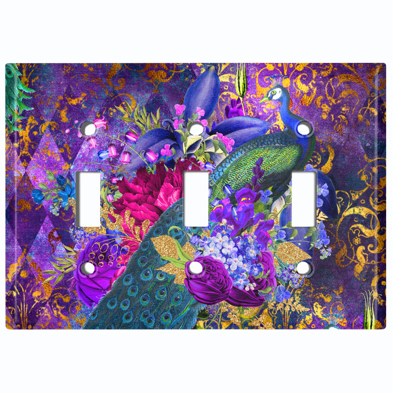 Animals 3 - Gang Toggle Light Switch Standard Wall Plate