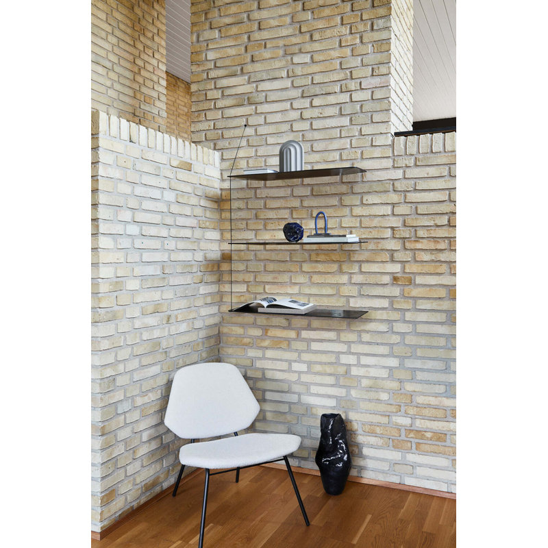 Stedge Shelf (60 Cm), Black, 47.2" H x 31.5" W x 8.7" D