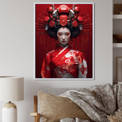 Geisha japonaise futuriste I - impression
