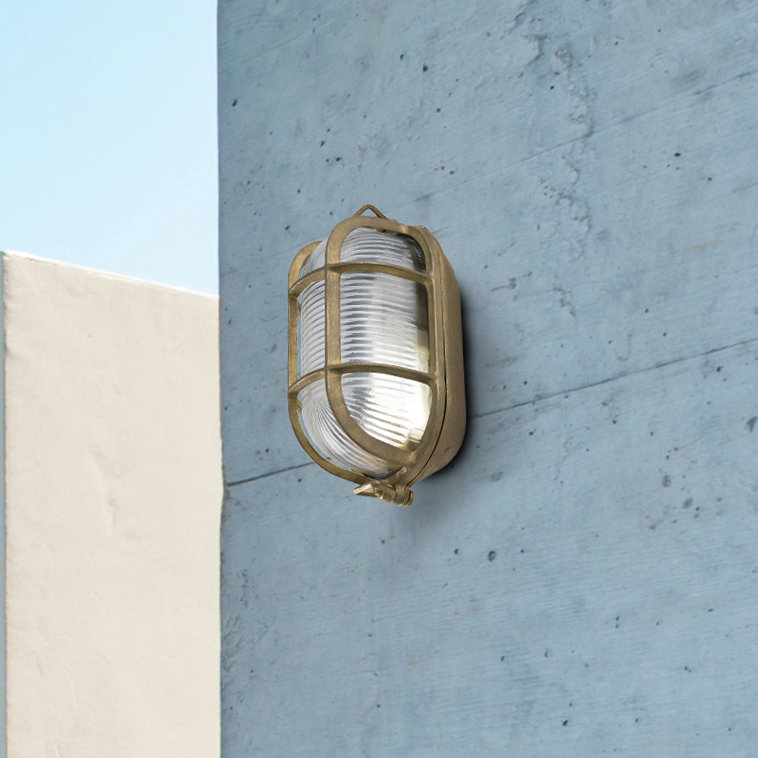 Bayberry Brass Outdoor Bulkhead Light