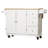 Hardiman 53.75" Kitchen Island with  Locking Wheels-1154830130