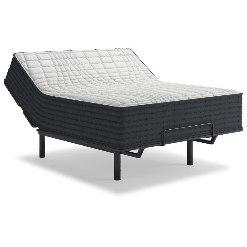 King Size Gray and Black Innerspring Adjustable Mattress
