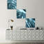 « fractal 3d stripes everywhere », reproduction d’impression multi-pièces sur toile