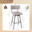 Ensemble de 2 tabourets de bar pivotants à hauteur de comptoir 29 po-1421499345