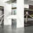 Modern Marble Look Extendable Dining Table, Press-To-Open Leaf, 94.5" Max Length
