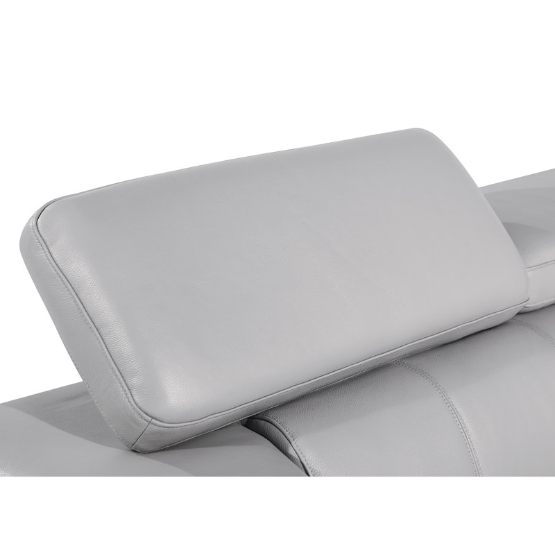 Chaise en cuir italien à grain supérieur