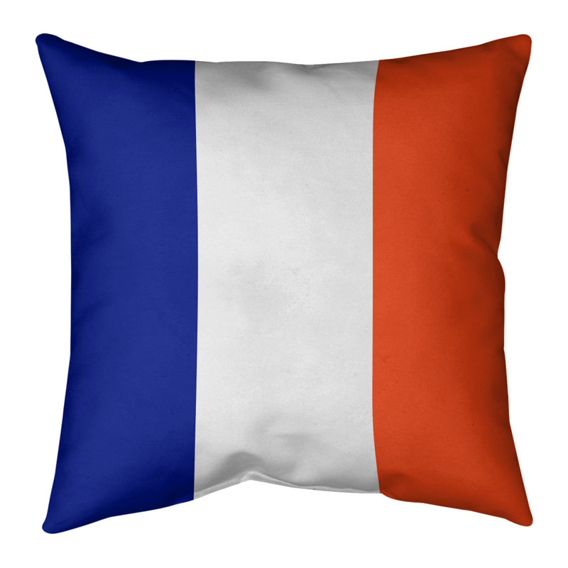  Housse de coussin Football, 14 po x 14 po, Blanc, Polyester filé