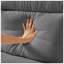 Canapé Chesterfield 3 places en tissu velours l 82 po x P 29,5 po x H 35,4 po Snowfleece-128968717