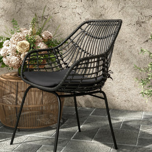 Twickenham Outdoor Dining Side Chair With Cushion (Set of 4)