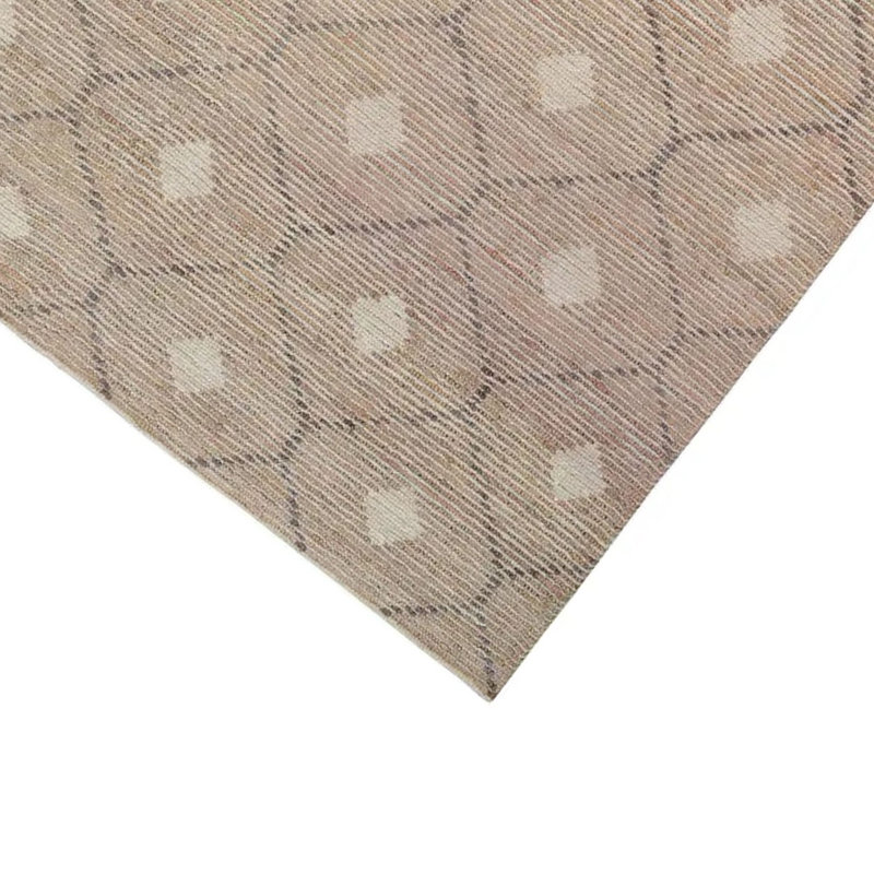 Reign Geometric Area Rug in Brown, Rectangle 9' x 12'