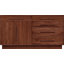 Commode combinée 5 tiroirs en bois massif l 66,125 po Moduluxe-20805062-24533564