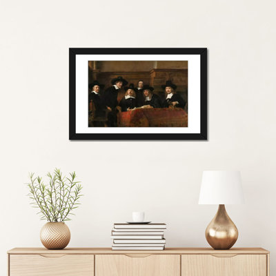 Reproduction d’art sur toile tendue "the des fonctionnaires d’échantillonnage ou syndications de" the drapers "par rembrandt, reproduction d’art sur toile tendue
