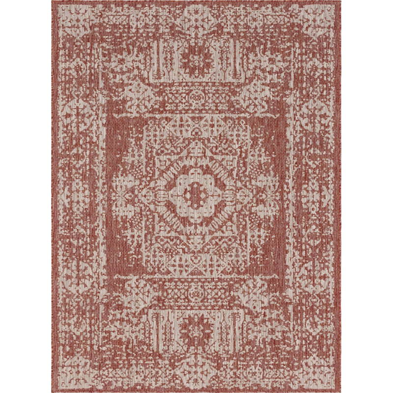 Cozine Oriental Indoor / Outdoor Rug, Rectangle 8' x 11'4"