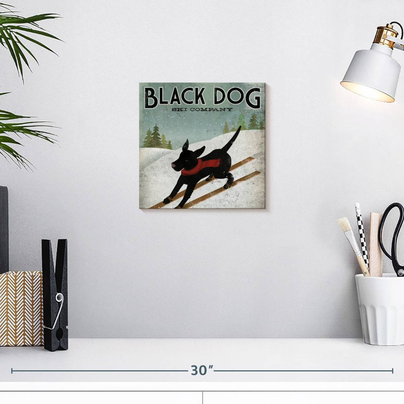 Brampt Black Dog Ski, H 10 po x l 10 po