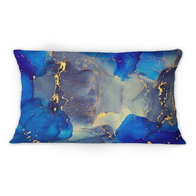 Coussin 12 "x 20" Blue Luxury
