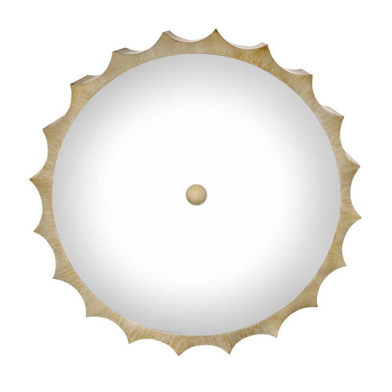 Gia Four-Light Flush Mount Ceiling Light by Lisa McDennon, Champagne Gold