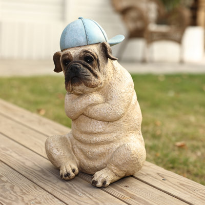 Detjon Dog Polyresin Garden Statue