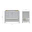 Base de meuble-lavabo simple 42 po Pawley seulement-76034465