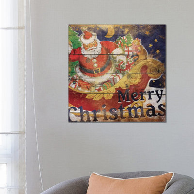 Santa Christmas by Jace Grey - Wrapped Canvas Print