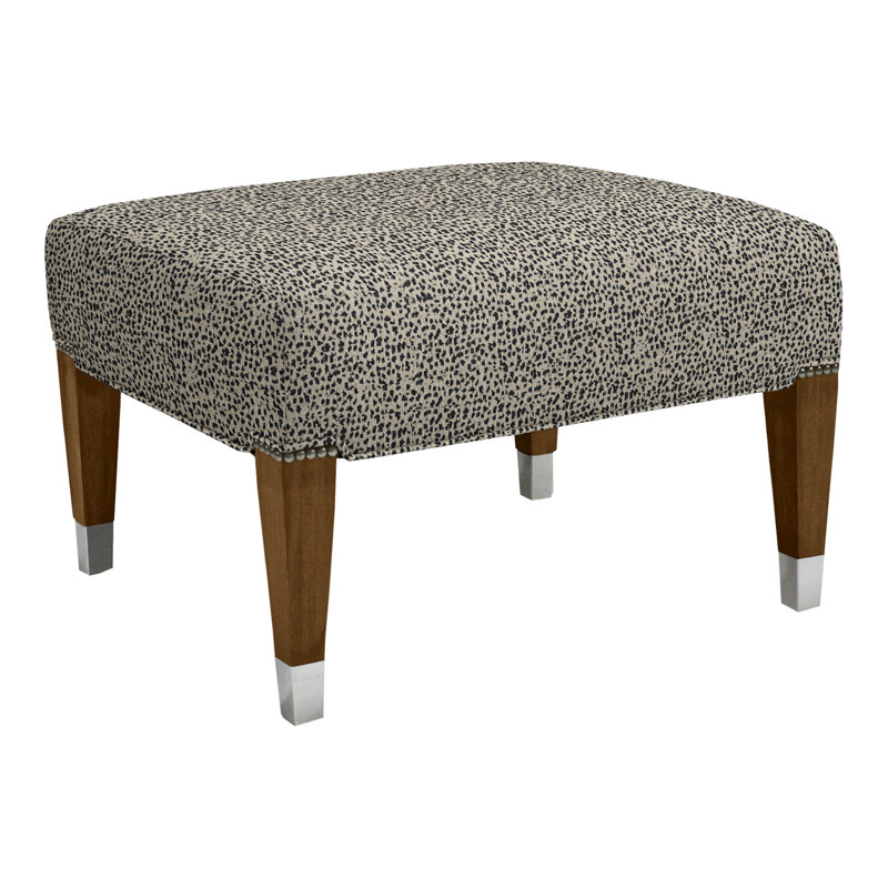 James By Thom Filicia Ottoman, Tuck Graphite, Hampton, No