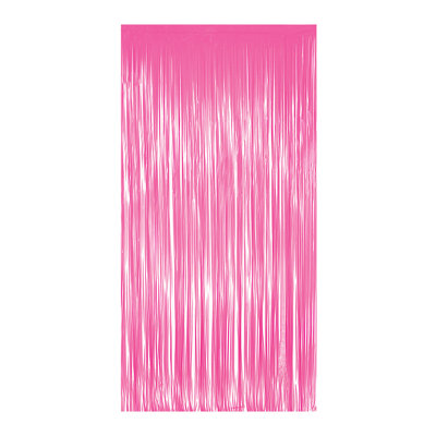 Rideau à franges en plastique 1 pli