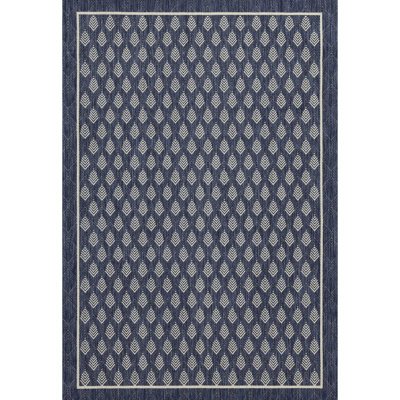 7ft. 10in. X 10ft. 3in. Blue Polypropylene Carpet - Sunshine Gchar2007, Stain And Long-lasting Durability Easy To Clean Maintain