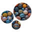Ensemble de 3 décorations murales Mystical Marbles II