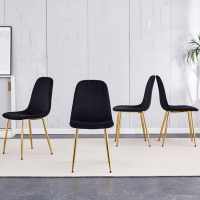 Dining Chairs Set Of 4, Modern Mid-Century Style Dining Kitchen Room Upholstered Side Chairs