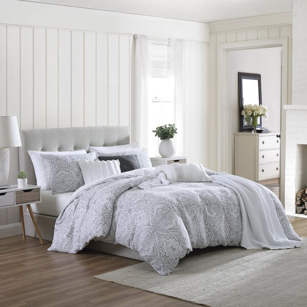 Ophelia & Co. Martinson Lacy Reversible Comforter Set & Reviews | Wayfair