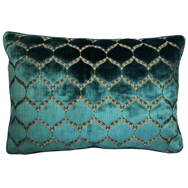 Lumbar Pillow Cover & Insert, Cerulean
