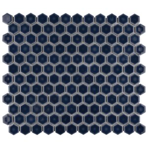 Hudson 1" x 1" Porcelain Honeycomb Mosaic Wall & Floor Tile